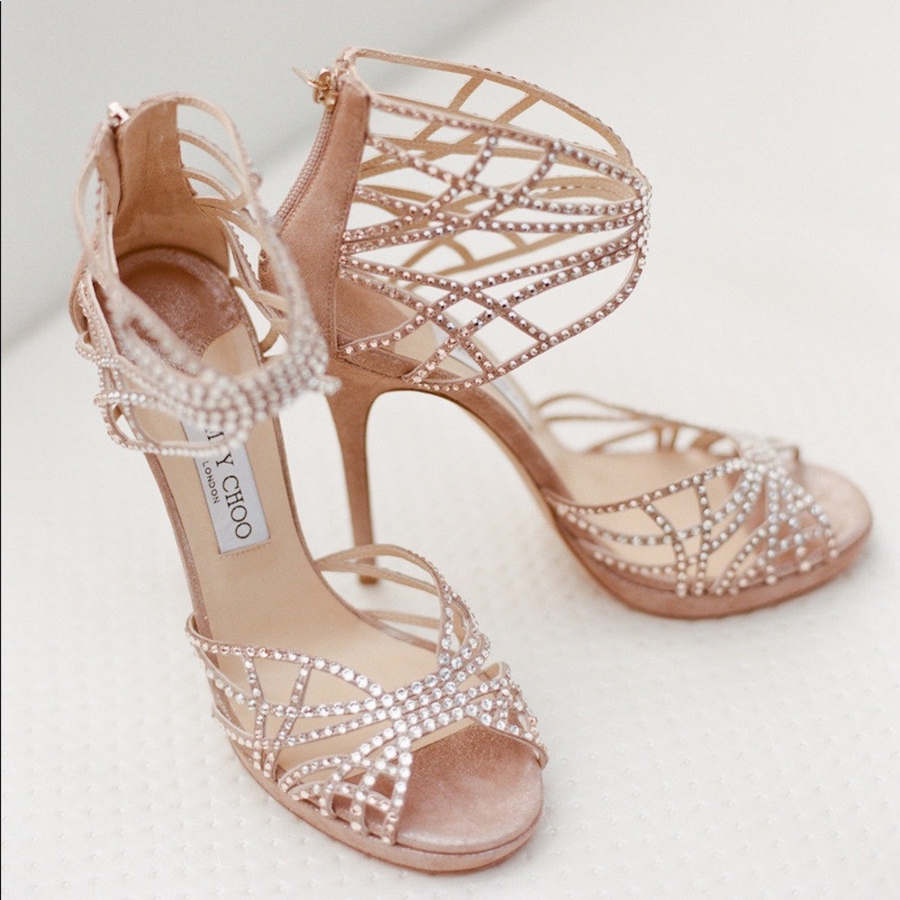 Jimmy Choo Crystal Wedding Shoe